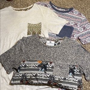3PACK - PacSun Men’s Small Shirts